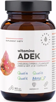Харчова добавка Aura Herbals Вітамін ADEK 90 капсул для імунітету (5902479612447)