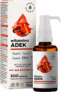 Вітаміни ADEK Aura Herbals 50 мл імунітет MCT AH2805