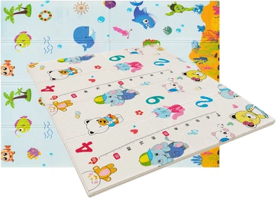 Дитячий двосторонній термокилимок XoKo Childcare 200х180 см 8 мм + сумка (XK-CHC-20-18-CRP1)