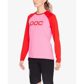 Велоджерси POC Essential MTB W's Jersey, Altair Pink/Prismane Red, L