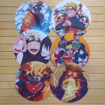 Набор стикеров Наруто Naruto 7,5 см 6 шт 22291