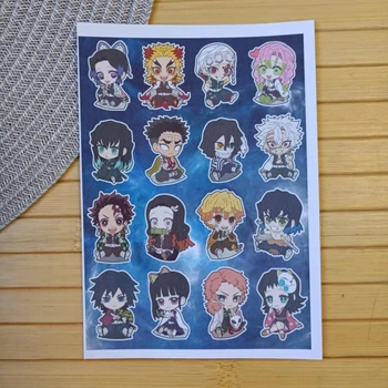 Стикерпак Клинок рассекающий демонов Kimetsu no Yaiba Клинок який знищує демонів А5 код 25865