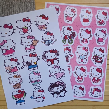 Стикерпак Hello Kitty Хелоу Кити А4 набор 2 шт 22662