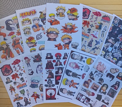 Стикерпак Наруто Naruto а6 набор 10 шт (25898)