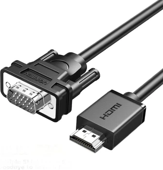 Кабель-конвертер UGREEN HDMI-VGA 20207, для приставок і ноутбуків, 1.5 м