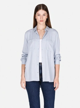 Рубашка женская Colin's CL1073413LBL L Light Blue (8684112629582)
