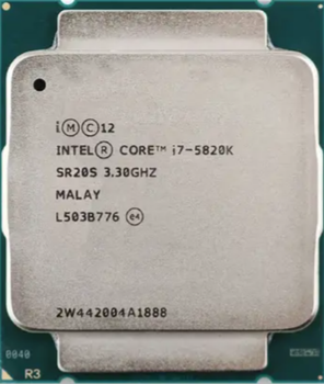Процесор Intel Core i7-5820K 6 ядер 12 потоків 3.3–3.6GHz LGA2011-3 Б/В
