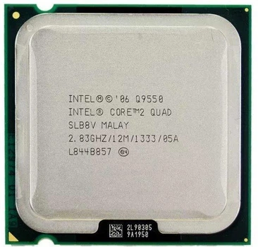 Процессор LGA775 intel Core 2 Quad Q9550 4x2.83GHz 12mb Cashe 1333MHz Б/У