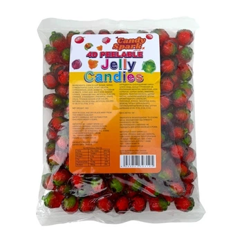 Желейки 4D Полуниця Jelly Candies 1 кг