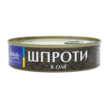 Шпроти в олії ТМ Veladis, 160 г