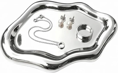 Декоративная подставка для украшений и аксессуаров в форме облака, Silver