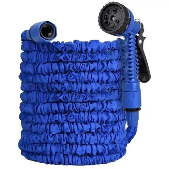 Шланг садовий XHose 90m blue розпилювач 7 режимів