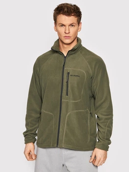 Bluza męska rozpinana streetwear polarowa Columbia Fast Trek II Full Zip Fleece 1420421397 2XL Zielona (193855363779)