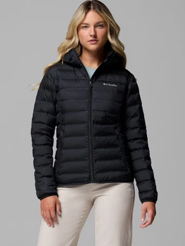 Kurtka puchowa damska zimowa Columbia Lake 22 II Down Hooded Jacket 2088363010 M Czarna (195981371154)