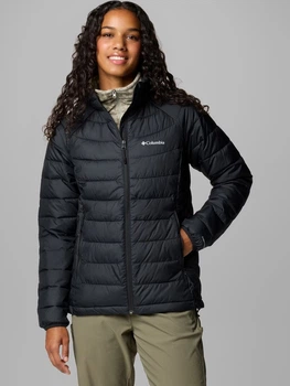 Kurtka zimowa damska krótka Columbia Powder Lite II Full Zip Jacket 2089451010 XS Czarna (195981398762)