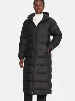 Kurtka zimowa damska pikowana Columbia Pike Lake III Long Jacket 2133543010 L Czarna (198711018640)