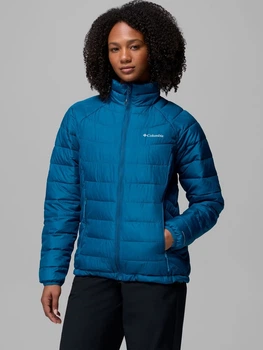 Kurtka zimowa damska krótka Columbia Powder Lite II Full Zip Jacket 2089451442 M Niebieska (199141389416)