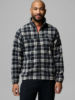 Толстовка на флисе, на молнии мужская Columbia Steens Mountain Printed Jacket 1478231031 S Черный/Кремовый (199141711156)