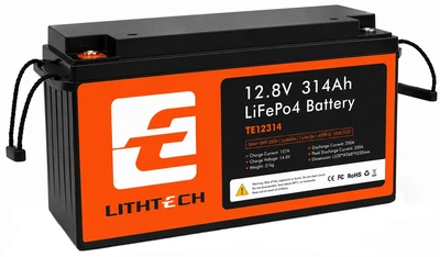 Аккумуляторная батарея LITHTECH TE12314B Литий-железо-фосфатная 12.8V 314Ah (YT45531)