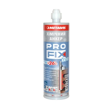 Хімічний анкер зимовий смола вінілестерова 300 мл PROFIX Ice (1шт.) [91EHV91EHVDMPF3001] Metalvis