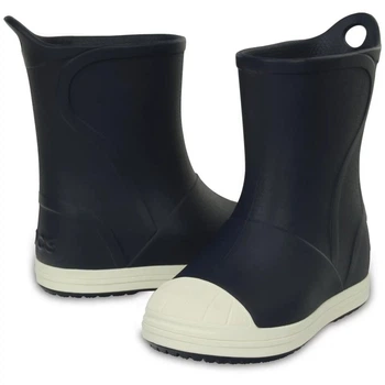 Дитячі крокси гумові чоботи сапоги Crocs Kids Bump It Rain Boot Navy (22-23, синій)