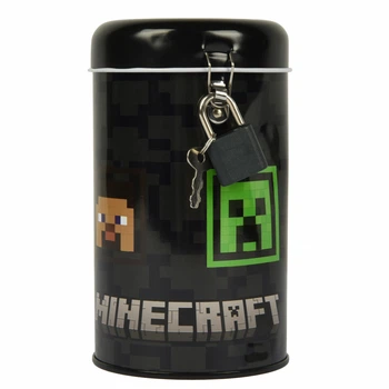 Скарбничка кругла Yes Minecraft Heroes металева (708577)