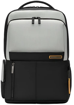 Сумка для ноутбука AMERICAN TOURISTER, рюкзак для чоловіків, дорожня сумка, багатофункціональний 16-дюймовий рюкзак у стилі Hu Xianxu NE2 сіро-білого кольору