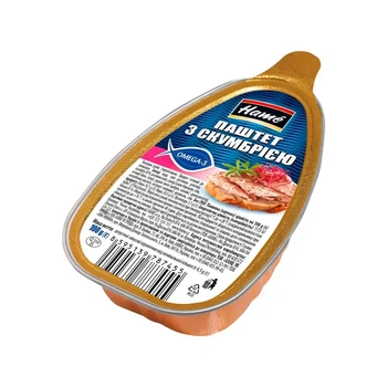 Паштет рибний тостовий Hame Omega-3 з скумбрією Лодочка в фользі 100г
