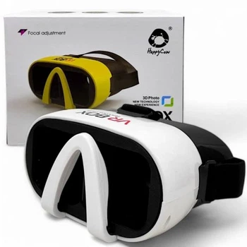 Очки виртуальной реальности Colorplast VR Box белые для смартфона