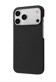 Чехол Ультратонкий 1.2 мм Углепластиковый с Карбоновым Покрытием Carbon Slim с MagSafe iPhone 17 Pro Max onyx