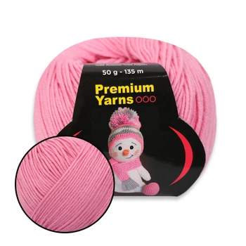 Пряжа Premium Yarn Amigurumi Toys (Амигуруми Тойс) Светло-розовый №1020 - пряжа для амигуруми, игрушек, одежды, 50г/135м