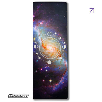 Килимок для йоги EasyFit Light VioletMoon (замша-каучук) (EF-1926-3)