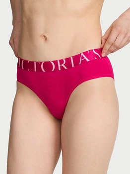 Трусики сліпи жіночі бавовняні Victoria's Secret 27273095 XS Фуксія (28566547151)