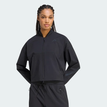 Женский бомбер ADIDAS Z.N.E. WOVEN adidas KF6413 (XS) черный (4068804206048)