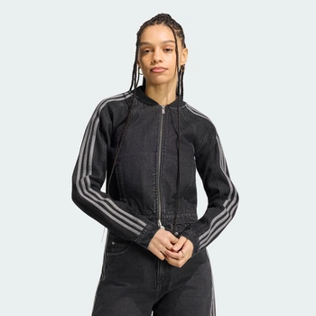 Жіноча джинсова куртка SST 2.0 adidas KQ6467 (M) чорний (4069996631687)
