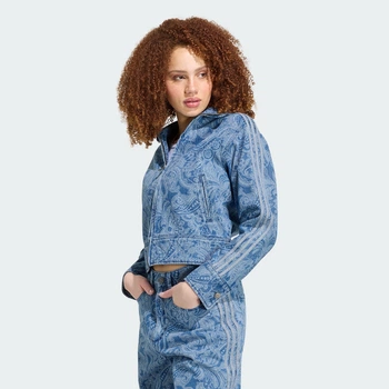 Жіноча джинсова куртка ADIDAS LIBERTY LONDON FIREBIRD adidas KR6674 (M) синій (4069993781828)