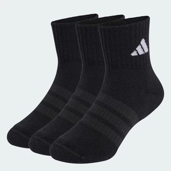 Детские три пары носков CUSHIONED SPORTSWEAR ANKLE adidas KD1722 (28-30) черный (4068819838586)