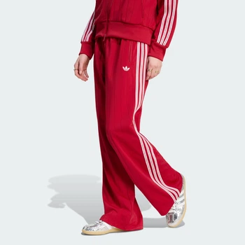 Женские брюки PINSTRIPE FIREBIRD LOOSE adidas KS9977 (XS) красный (4069996845442)