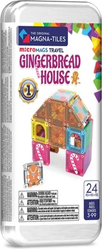 Klocki magnetyczne Magna Tiles microMAGS Gingerbread House Travel 24 elementy (0850025176903)
