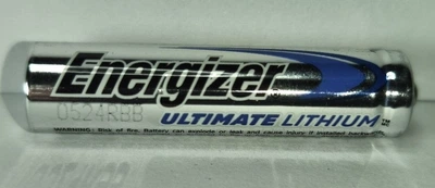 Energizer Ultimate Lithium AAA, CR03, цена за одну батарейку