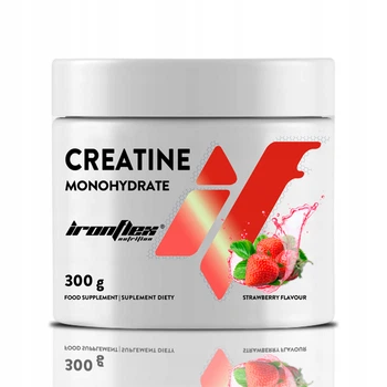 Креатин Моногидрат IronFlex Creatine Monohydrate 300g (Strawberry)