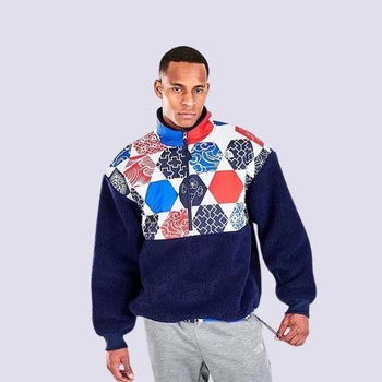 Кофта мужская The North Face Printed Platte Sherpa ¼ Zip L Комбінований NF0A5IXI3H1