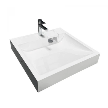 Умывальник на стиральную машину без перелива Adamant Washer New White искусственный камень