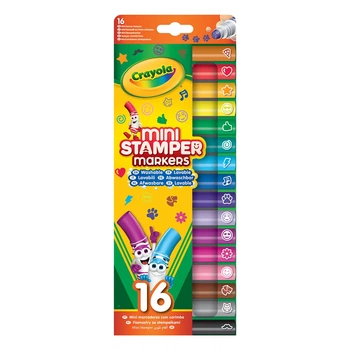 Набор фломастеров-штампов Crayola 16 шт ,58-8741