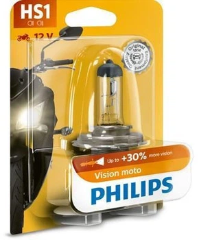Автолампа HS1 Vision moto+30% 12V 35/35W PX43t (блистер 1шт)