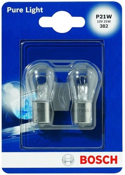 Автолампа P21W Pure Light 12V 21W BA15s (блистер 2шт)