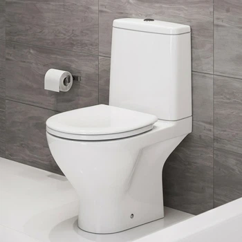 Унитаз компакт Cersanit 652 Moduo Clean On 011 3/ 645x360 округлый, с сиденьем, белый (CCKZ1014343653)