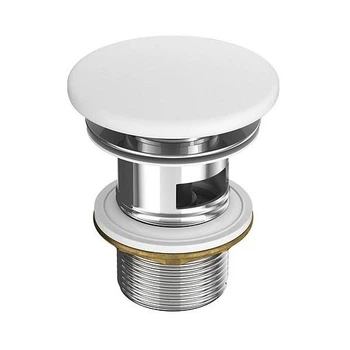 Донный клапан Cersanit Click-Clack для умывальника, белый матовый (K11-2377)