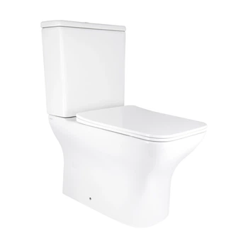 Унитаз компакт Q-tap Aries 620x360 овальный, с сиденьем, белый (QT03228302W)