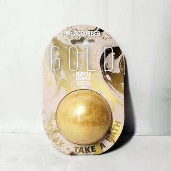 Бомбочка для ванны Gold Mr.SCRUBBER 200г.